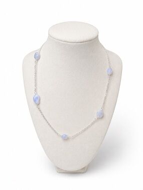 Handmade Blue Lace Agate Necklace